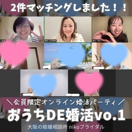 オンライン婚活パーティの写真