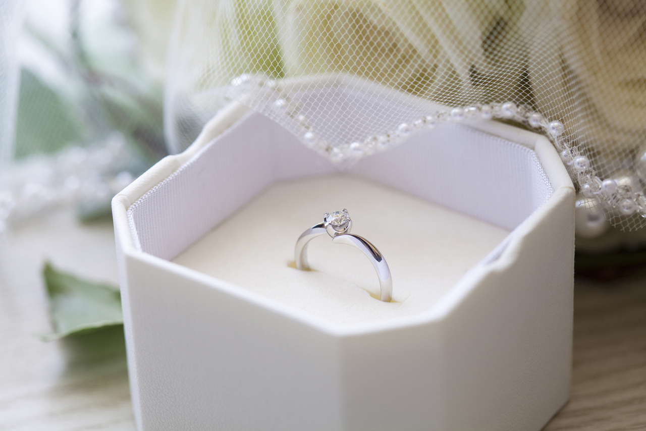 婚約指輪の写真