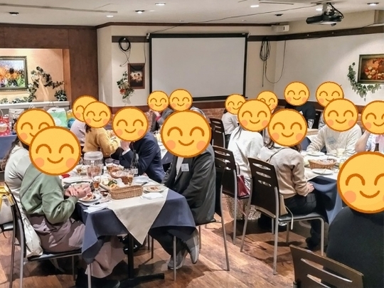 クリスマス婚活交流会の風景